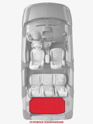 ЭВА коврики «Queen Lux» багажник для ГАЗ 53